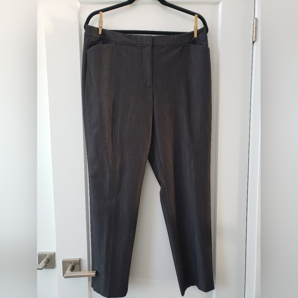 Calvin Klein Women's Size 12 Charcoal Grey Dress Pants